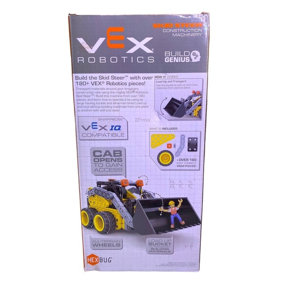 Hex Bug Vex Robotics SKID STEER Construction Machinery 180+ Pcs Stem Starter NEW - Picture 4 of 9